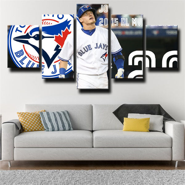 Third Baseman Bringer Of Rain Josh Donaldson Canvas Wall Art