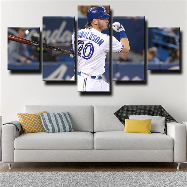 Toronto Blue Jays Third Baseman Josh Donaldson Josh Canvas Wall Art
