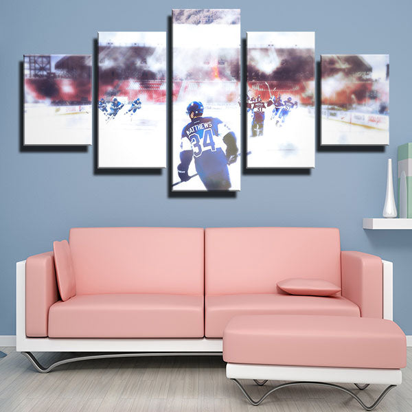 Toronto Maple Leafs Obscure Court Canvas Wall Art