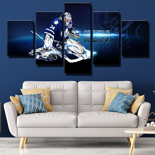 Toronto Maple Leafs Optimus Reim James Reimer Canvas Wall Art