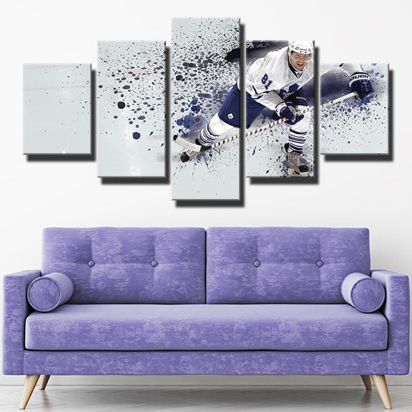 Toronto Maple Leafs Right Wing Phil Kessel Ink Dot Canvas Wall Art