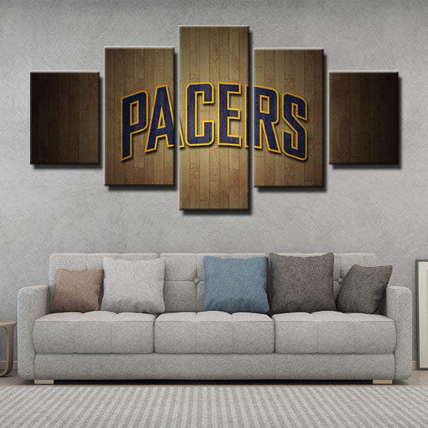 Toronto Raptors Wood Emblem Canvas Wall Art
