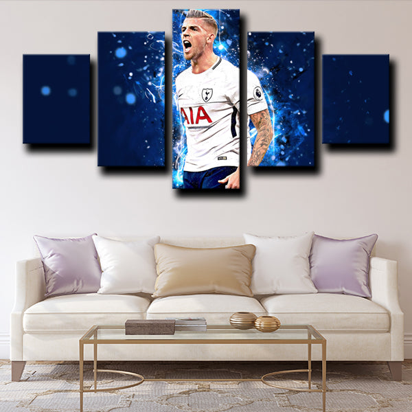 Tottenham Hotspur Fc Defender Toby Alderweireld Canvas Wall Art