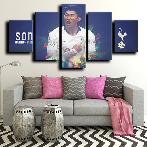 Tottenham Hotspur Fc Forward Heung-Min Son Canvas Wall Art