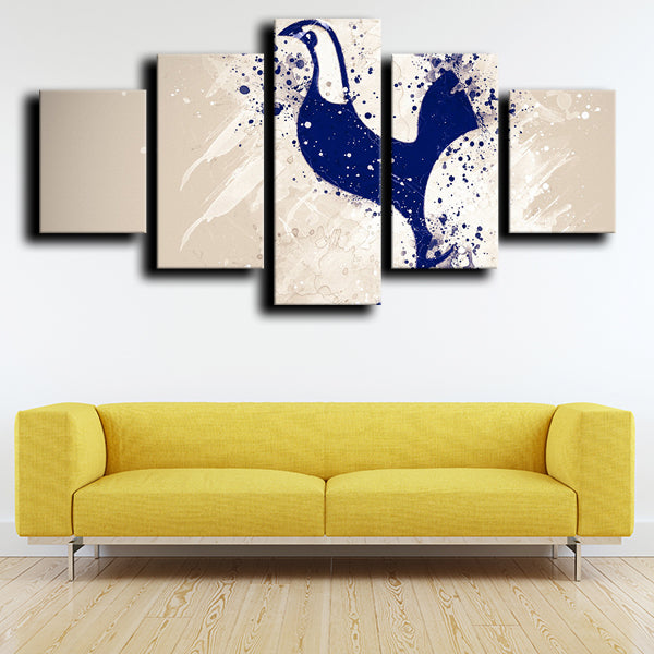 Tottenham Hotspur Fc Logo Emblem Canvas Wall Art