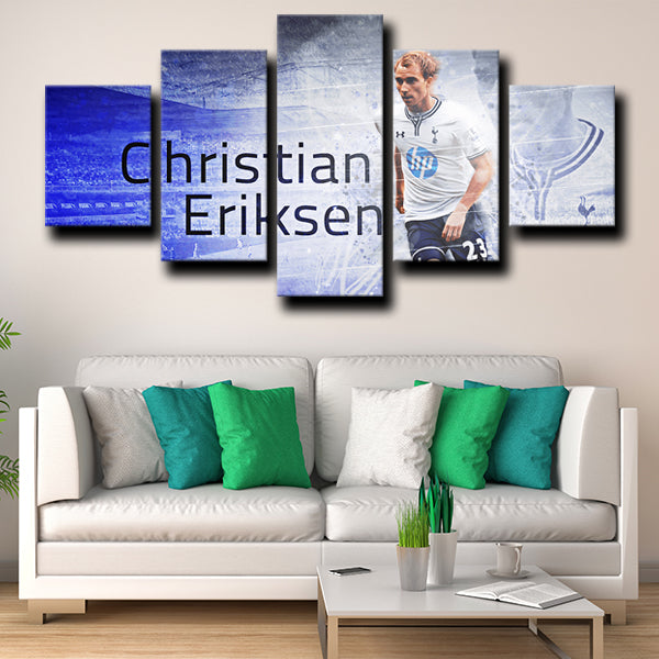 Tottenham Hotspur Fc Midfield Golazo Christian Eriksen Canvas Wall Art