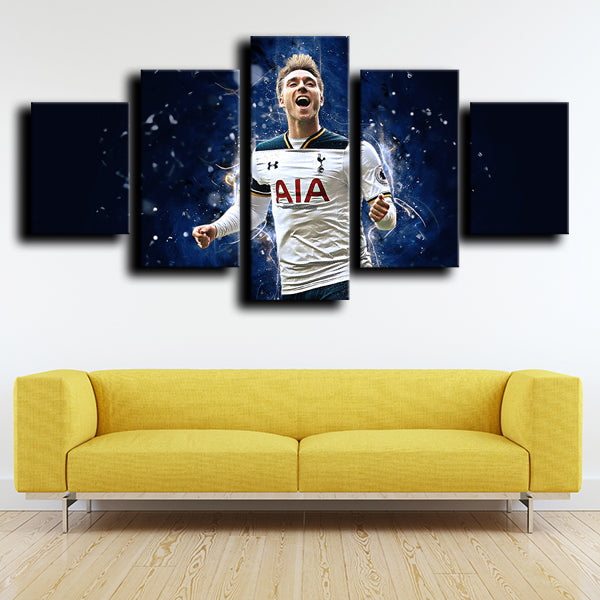 Tottenham Hotspur Fc Midfield Golazo Christian Eriksen Canvas Wall Art