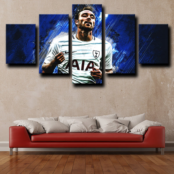Tottenham Hotspur Fc Midfield Golazo Eriksen Canvas Wall Art