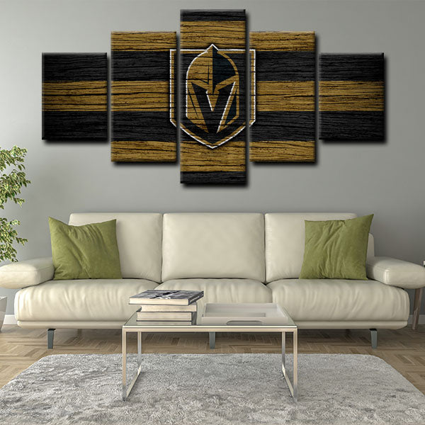 Vegas Golden Knights Emblem Canvas Wall Art
