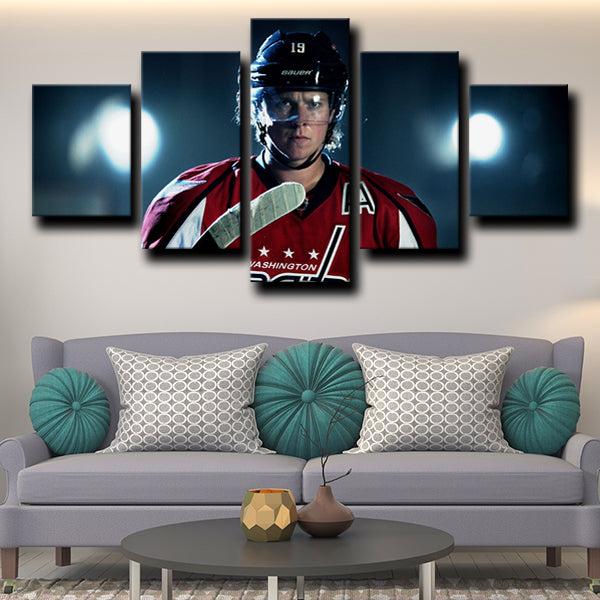 Washington Capitals Centre Nicky Nicklas Backstrom Canvas Wall Art