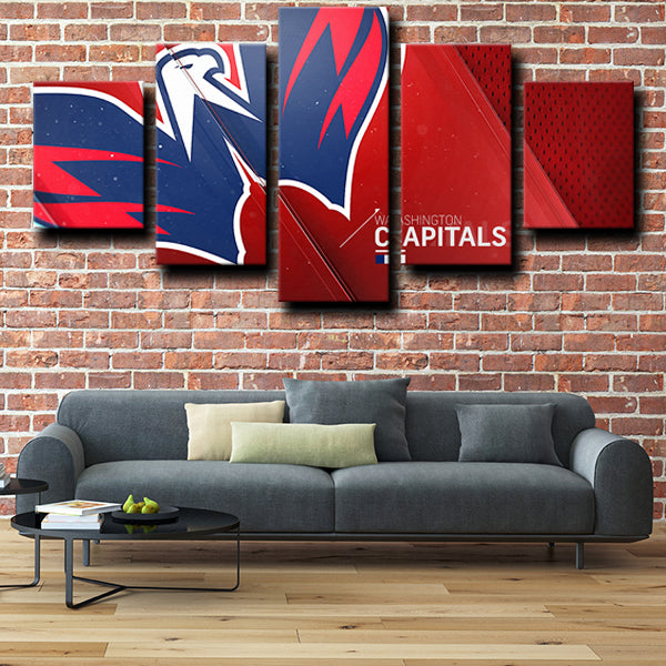 Washington Capitals Logo Red Canvas Wall Art Washington Capitals Logo Red Canvas Wall Art