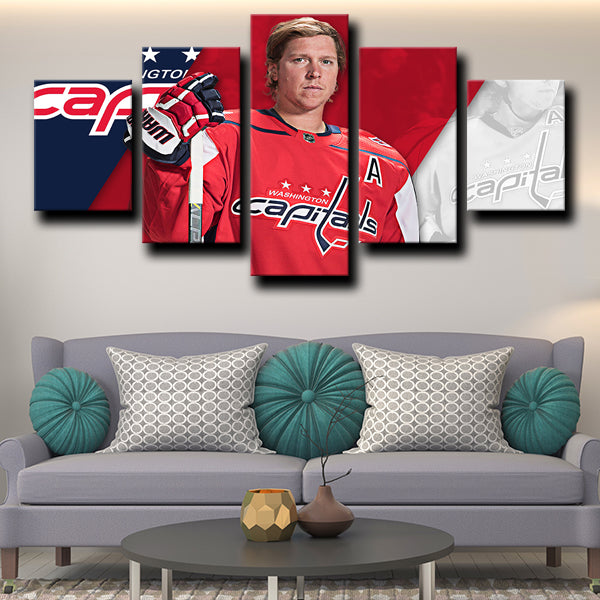 Washington Capitals Nicky Centre Nicklas Backstrom Canvas Wall Art