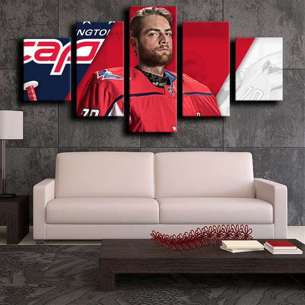 Washington Capitals The Save Goaltender Braden Holtby Canvas Wall Art