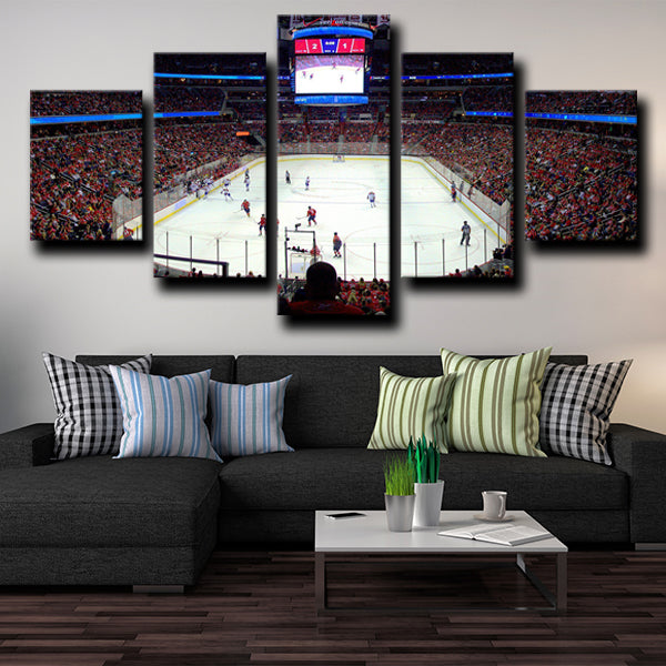 Washington Capitals Verizon Center Canvas Wall Art