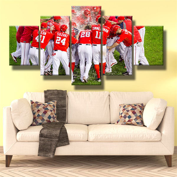 Washington Nationals Firend Team Canvas Wall Art