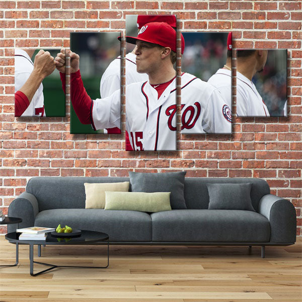 Washington Nationals First Baseman Big City Matt Adams Canvas Wall Art