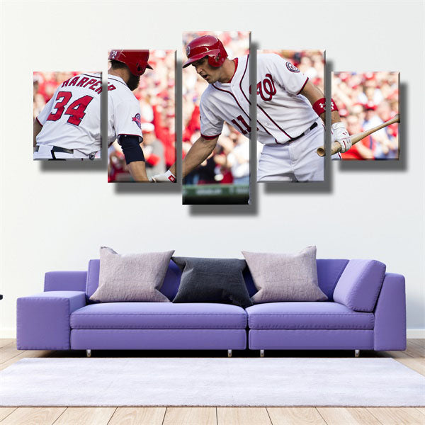 Washington Nationals Mr. Walk-Off Ryan Zimmerman Canvas Wall Art