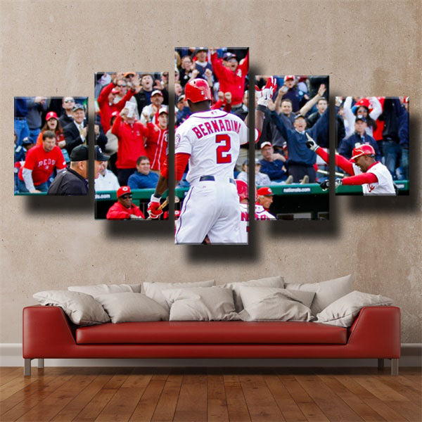 Washington Nationals Outfielder Spanky Adam Eaton Canvas Wall Art