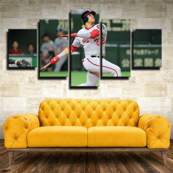 Washington Nationals Team Outfielder Juan Soto Canvas Wall Art