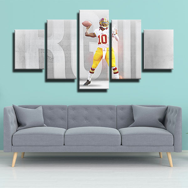 Washington Redskins Quarterback Robert Griffin Iii Canvas Wall Art