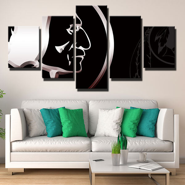 Washington Redskins Simplicity Emblem Canvas Wall Art
