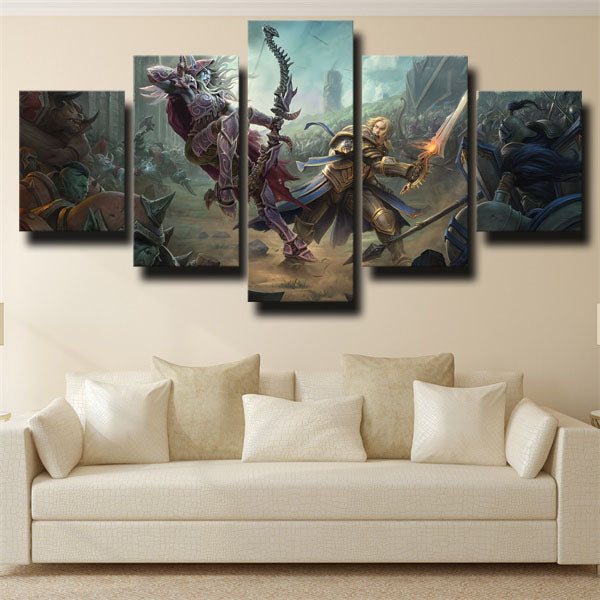 Battle For Azeroth Canvas Wall Art