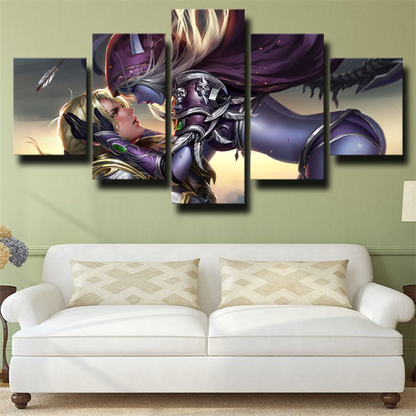 Battle For Azeroth Anduin Wrynn Canvas Wall Art