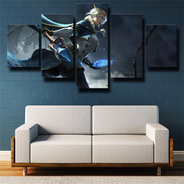 Battle For Azeroth Human Jaina Proudmoore Canvas Wall Art