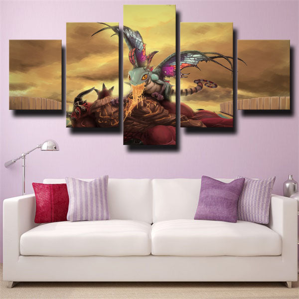 Legion Faerie Dragon Brightwing Canvas Wall Art
