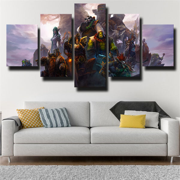 Legion Humans Varian Wrynn Characters Canvas Wall Art