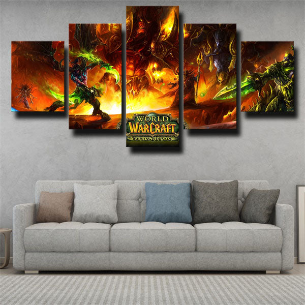 The Burning Crusade Burning Kil’ Jaeden Canvas Wall Art