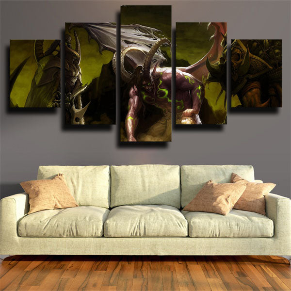 The Burning Crusade Burning Kil’Jaeden Canvas Wall Art