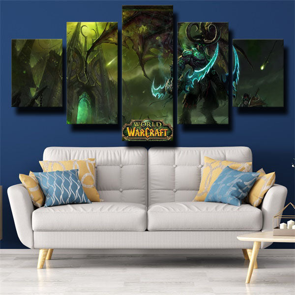 The Burning Crusade Legion Kil’Jaeden Canvas Wall Art