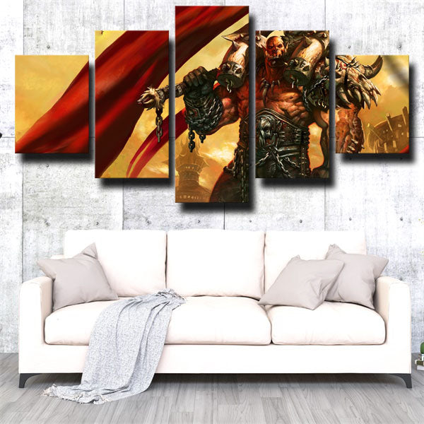 The Burning Crusade Mag’Har Garrosh Hellscream Canvas Wall Art