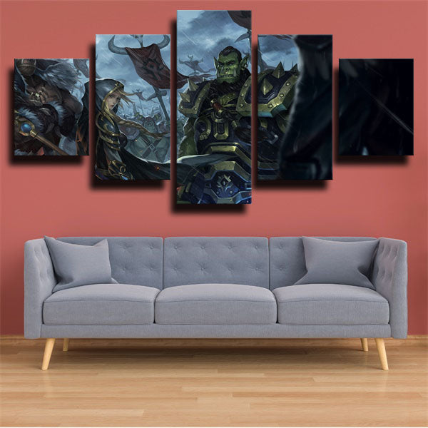 The Frozen Throne Mok’Nathal Rexxar Canvas Wall Art