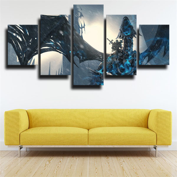 Wrath Of The Lich King Legion The Lich King Canvas Wall Art