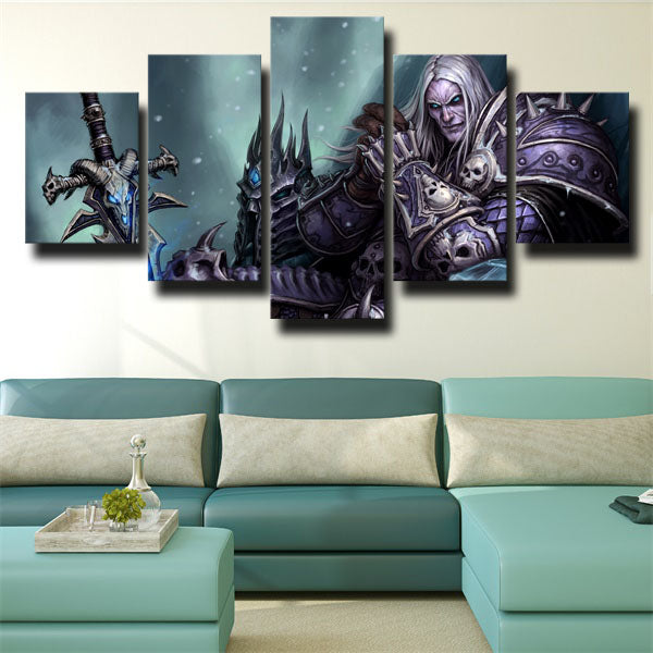 Wrath Of The Lich King Scourge The Lich King Fairy Canvas Wall Art
