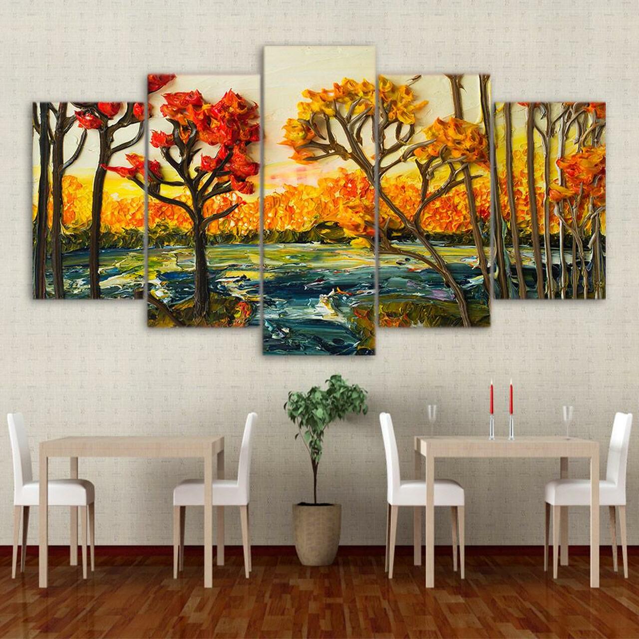 Vibrant Landscape Canvas Wall Art
