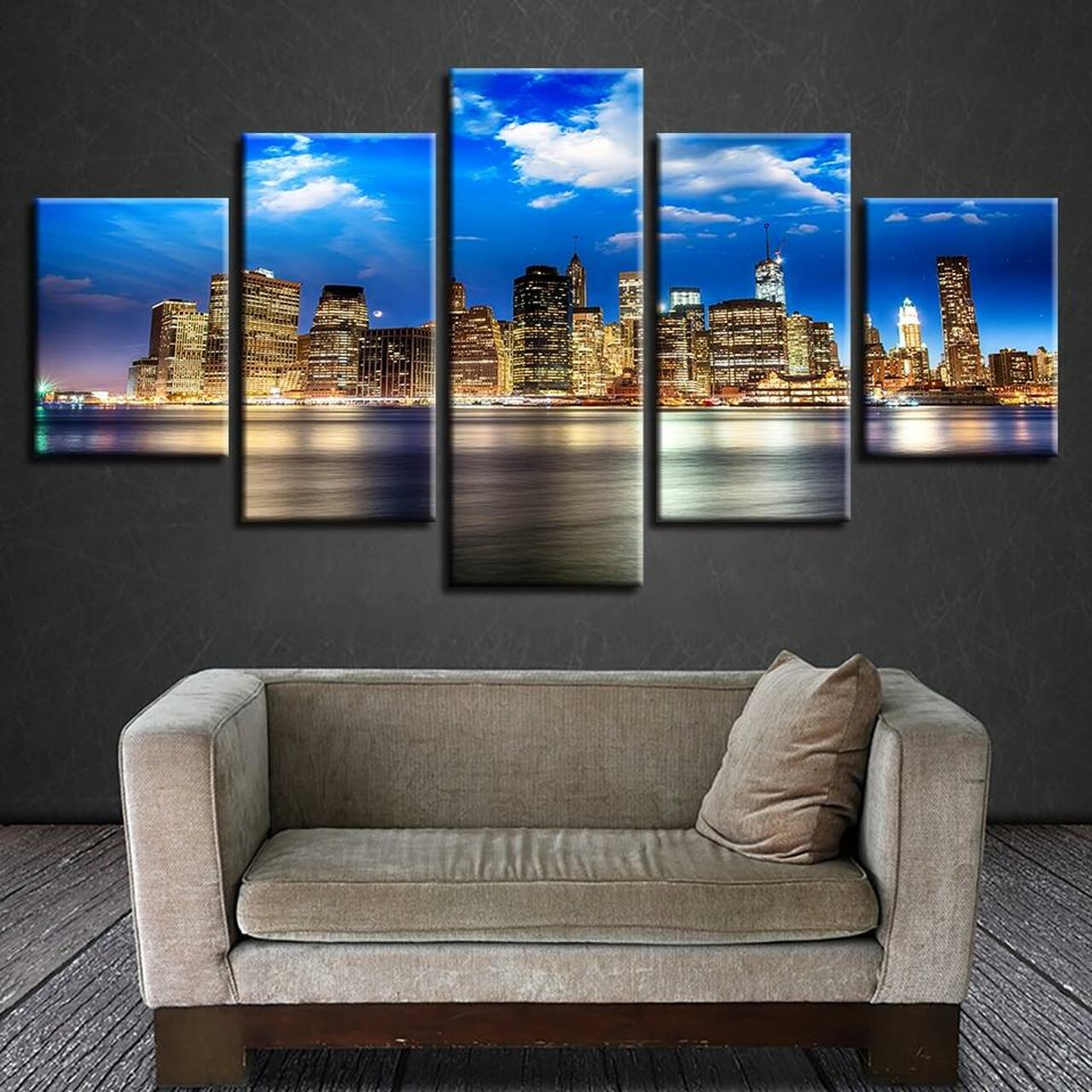 Blue Sky Cbd Canvas Wall Art