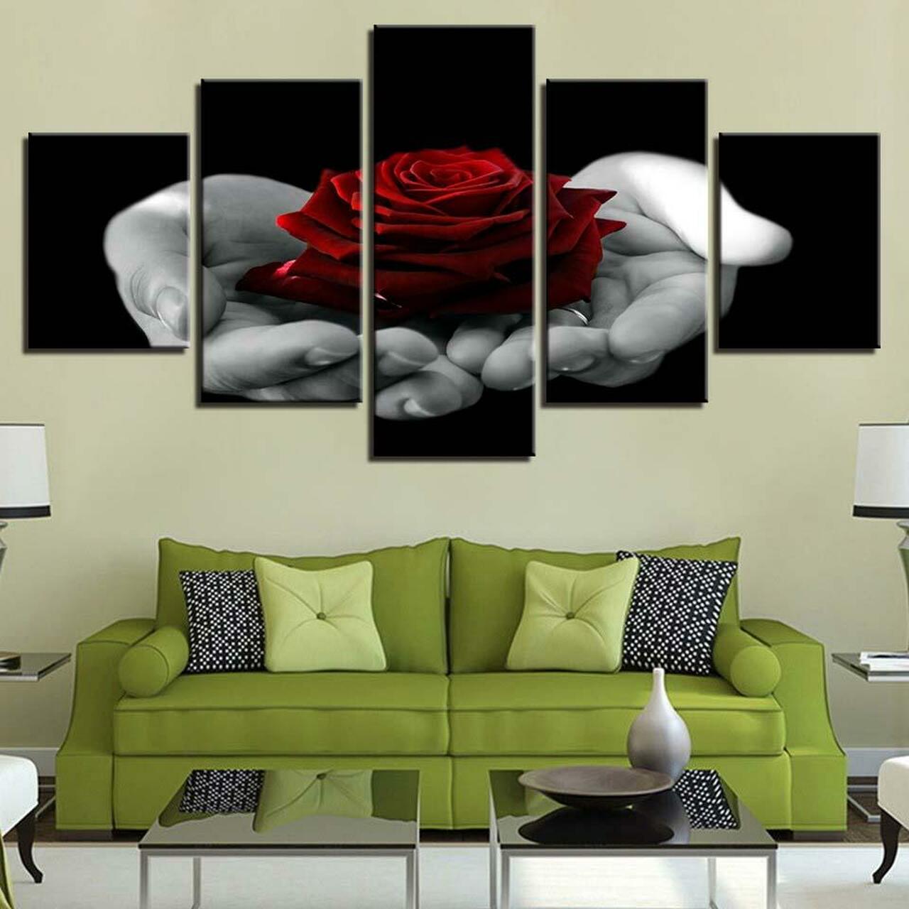 With Love Canvas Wall Art