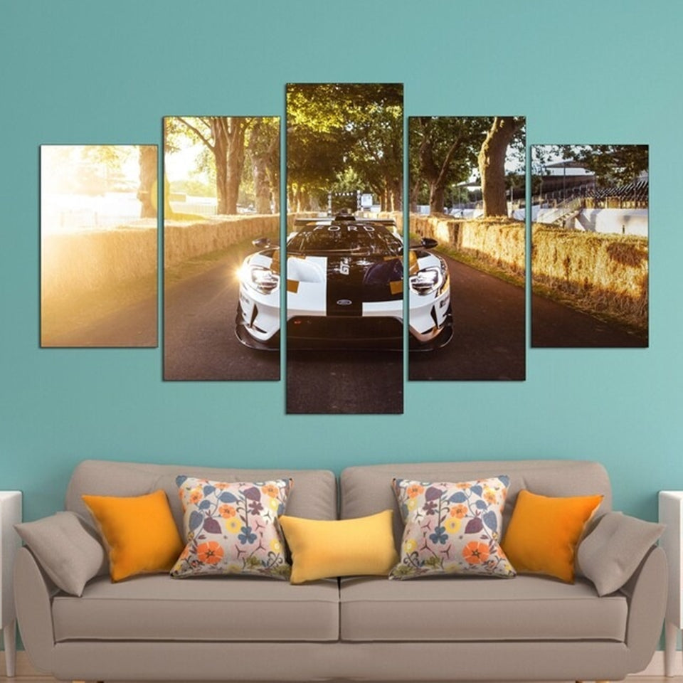 2019 Ford Gt Mk Ii Car Canvas Wall Art