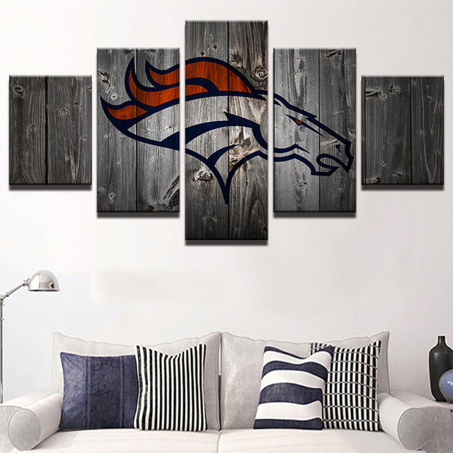 Denver Broncos Canvas Wall Art