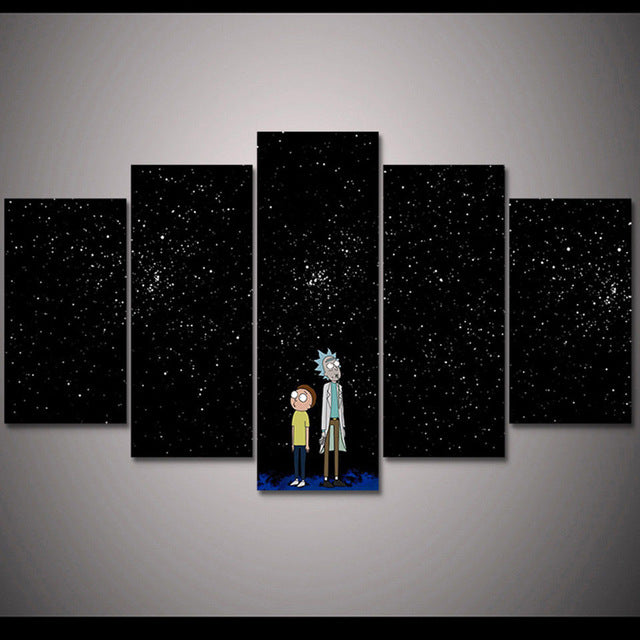 Rick And Morty Canvas Wall Art