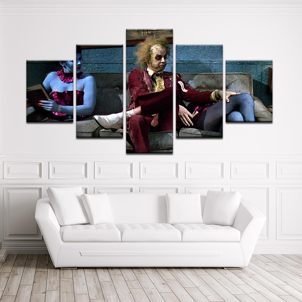 Beetlejuice Movie Canvas Wall Art