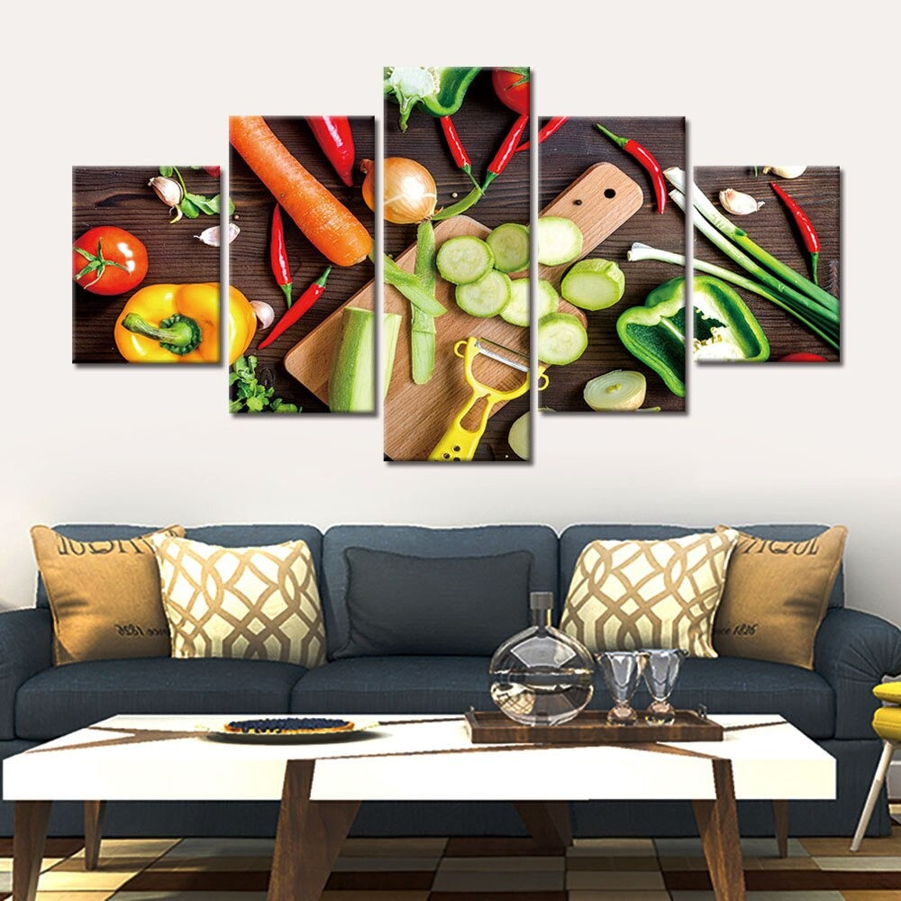 Kitchen Food Canvas Wall Art