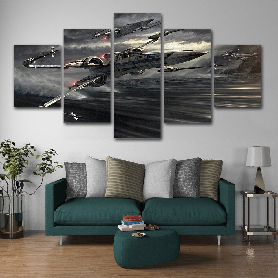 Fighter Aviation Canvas Wall Art