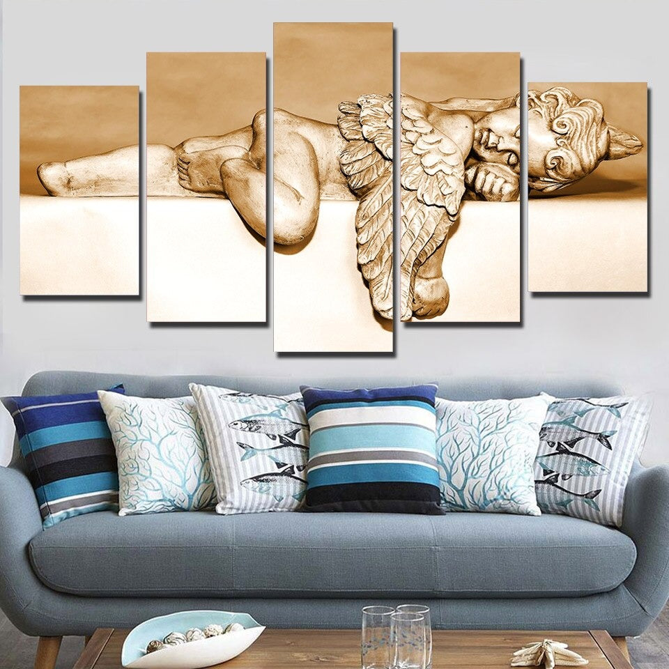 Sleeping Angel Canvas Wall Art Sleeping Angel Canvas Wall Art