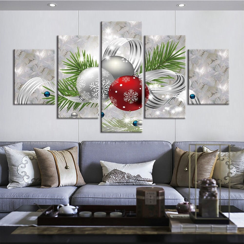 Christmas Xmas Holiday Cheer Canvas Wall Art