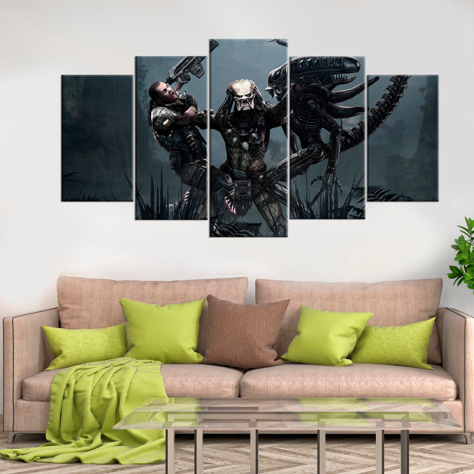 Alien Vs Predator Canvas Wall Art