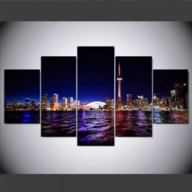 Downtown Toronto City Canvas Wall Art